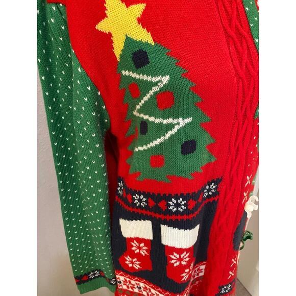 *EUC* Ugly Christmas Sweater Dress/Tunic - Picture 3 of 7